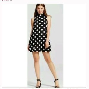 J.O.A. Polka Dot Swing Dress